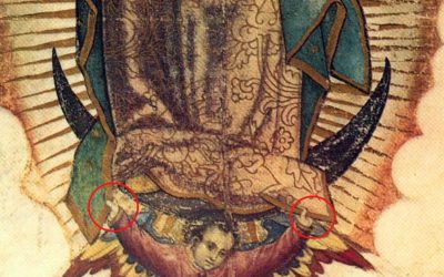 Ángel en la Imagen de la Virgen de Guadalupe