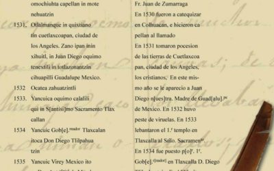 Documentos históricos: la convergencia de los mismos en Juan Diego